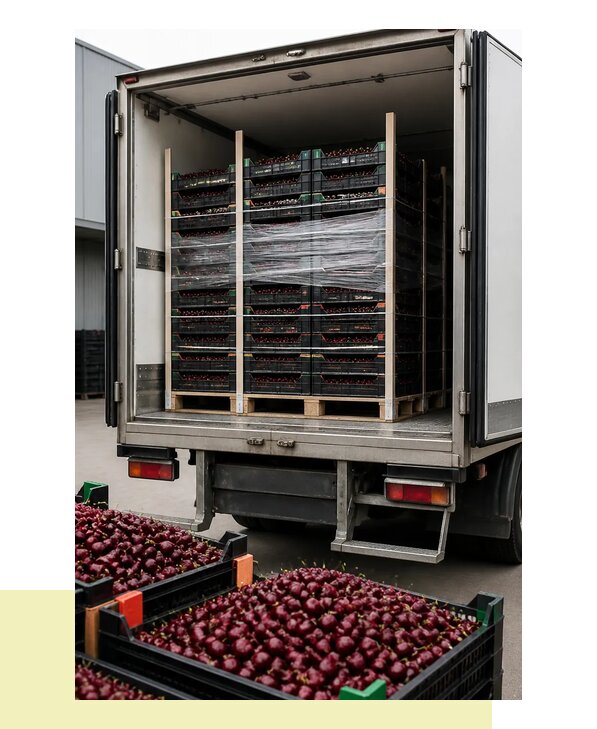 Перевозка вишни в Благовещенск с соблюдением температурного режима
